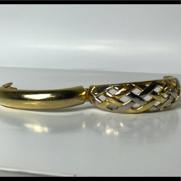 Gold and silver metal bracelet - Picture 7 of 9